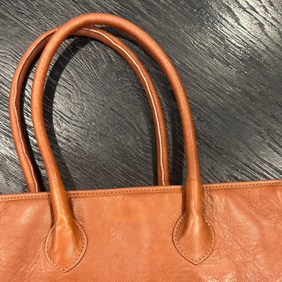 Mark & Graham Brown Leather Label - Picture 3 of 5